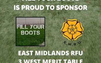 Fill Your Boots to sponsor East Midlands Merit Table Competition for 2021/22